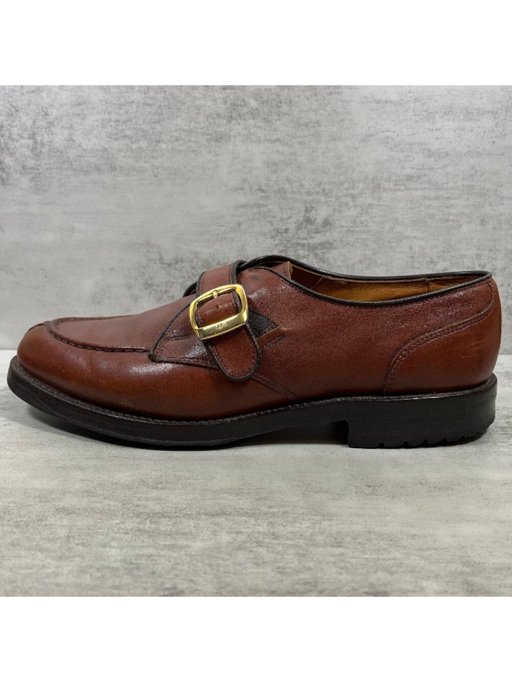 Allen Edmonds Cornell Monk Strap Dress Shoes - Men's Size 9.5 D - Brown